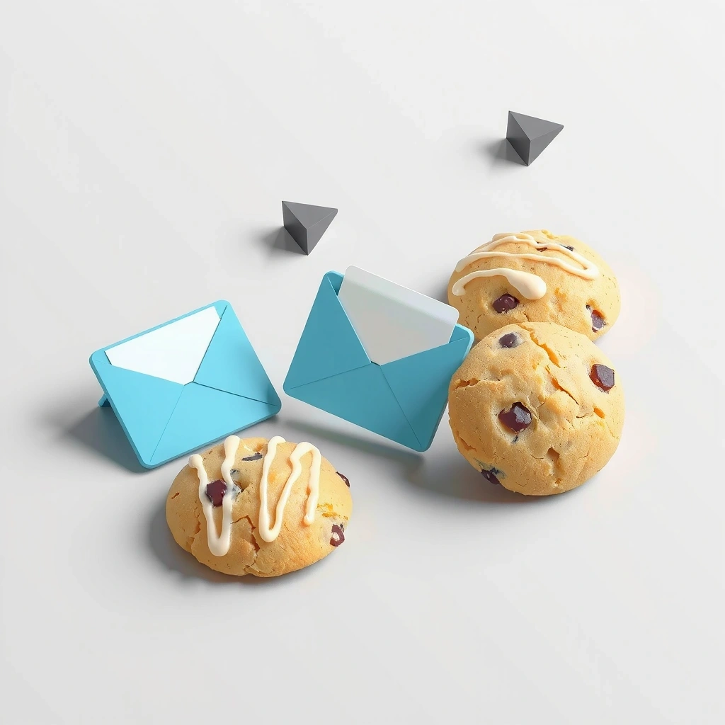 Ilustración de cookies digitales